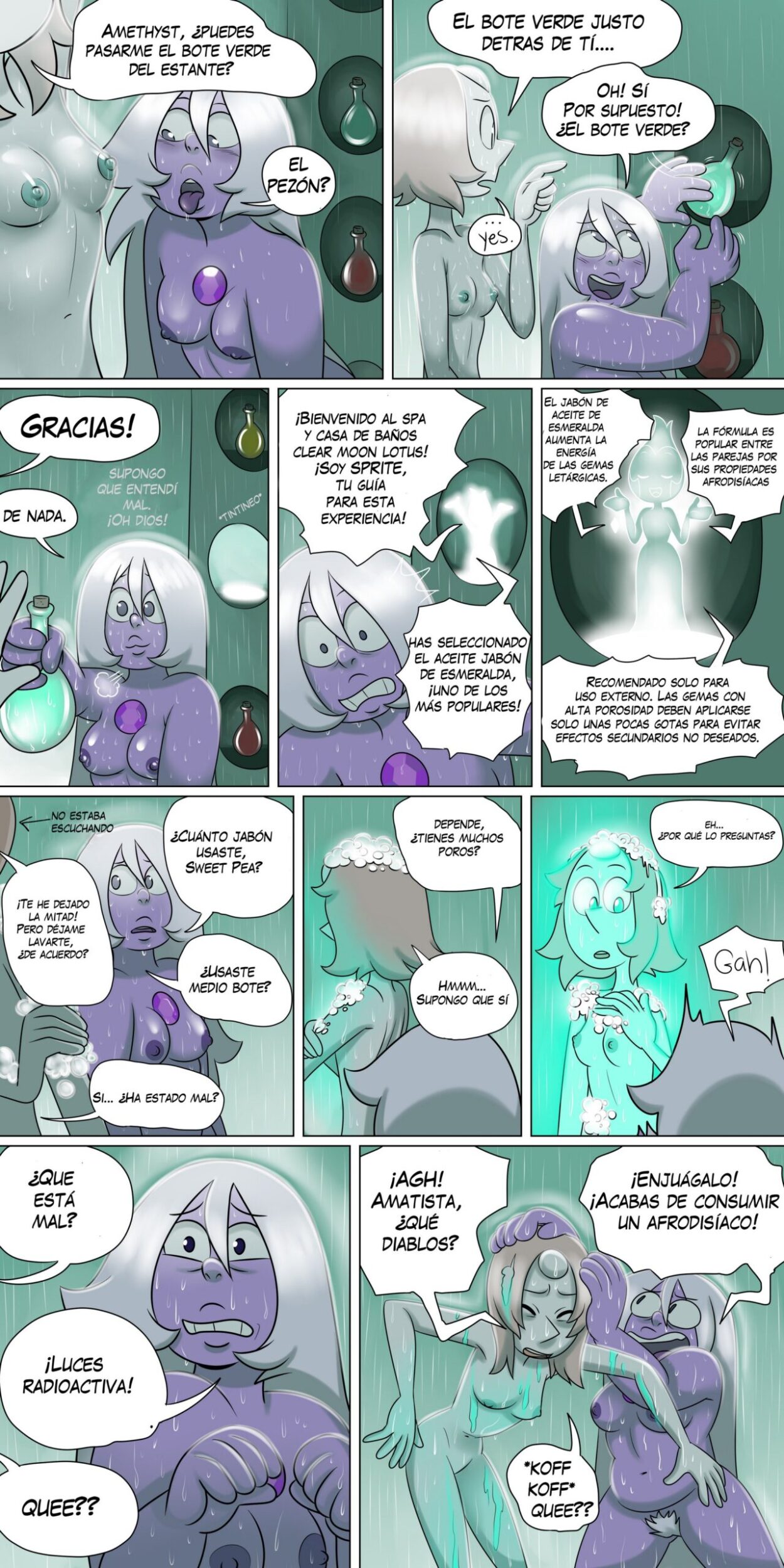 [Missgreeney] Pearlmethyst Bath House Saga (Steven Universe)