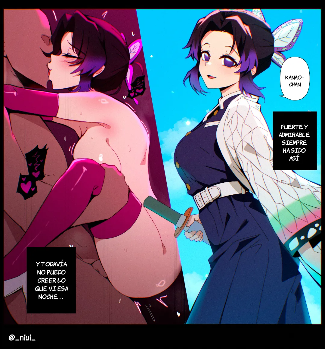 [Niui] Shinobu Kocho׃ La derrota de una Mariposa (Kimetsu no Yaiba)