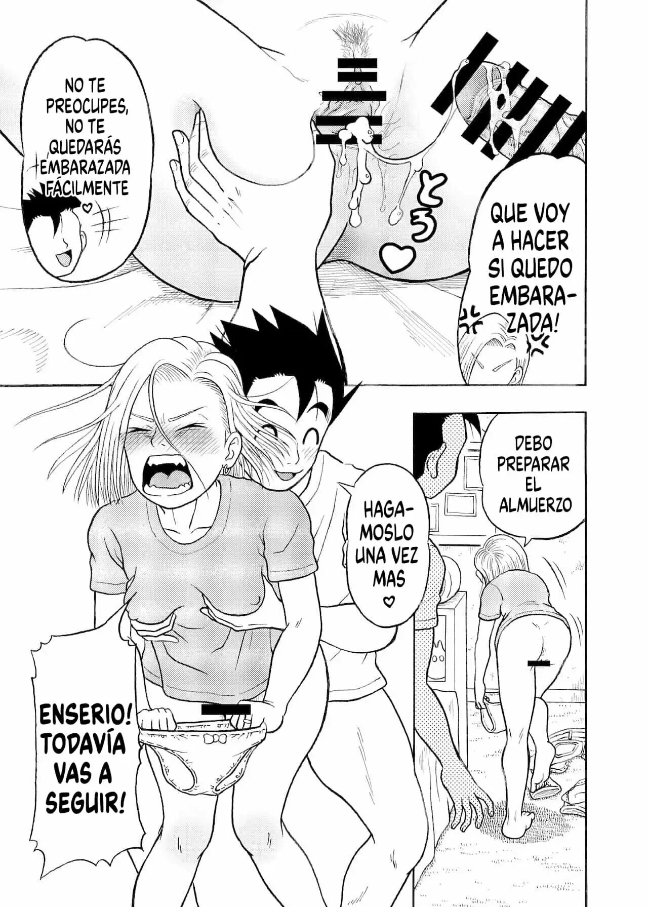 [Jeter] 18 GOU NTR Nakadashi on Parade parte 1 (Dragon Ball Z)