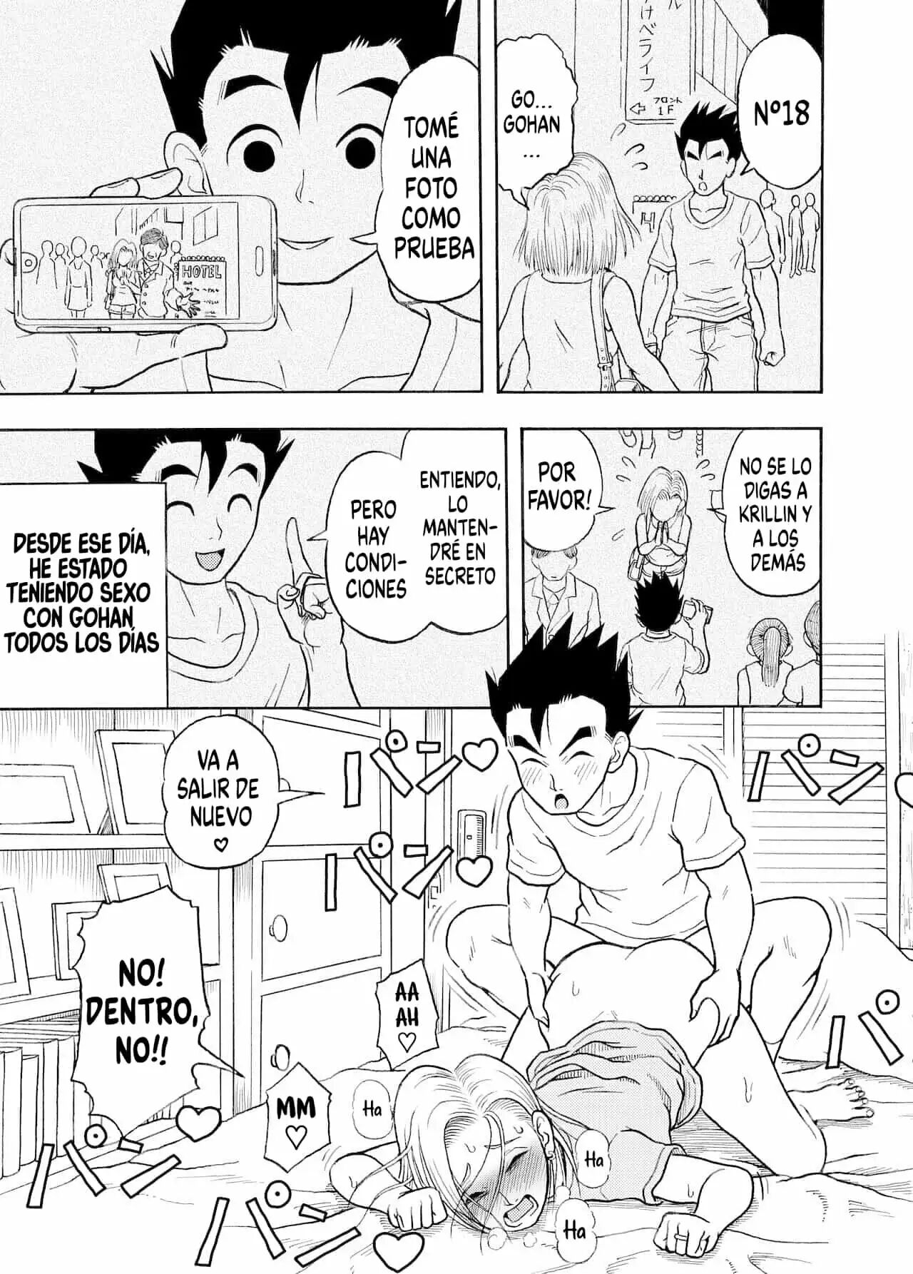 [Jeter] 18 GOU NTR Nakadashi on Parade parte 1 (Dragon Ball Z)
