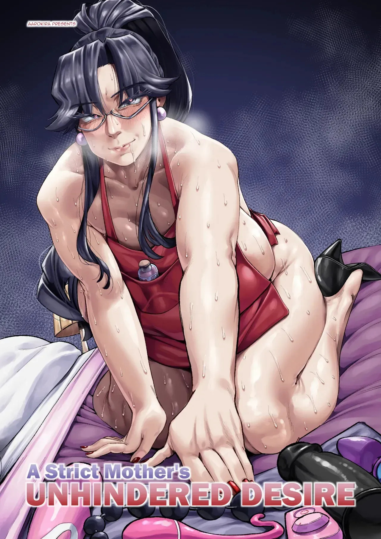 [Aarokira] A STRICT MOTHERS Unhindered Desire (Comic Porn)