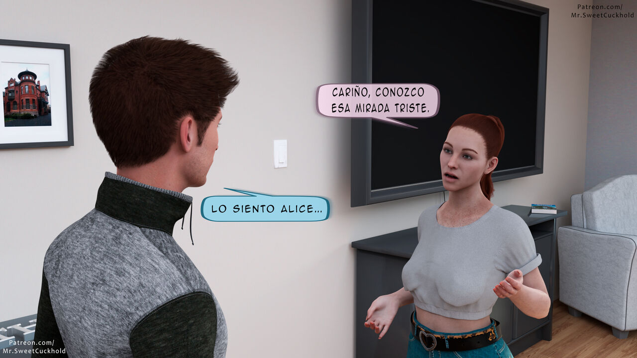 [Mr.SweetCuckhold] Mucho MAS GRANDE que mi NOVIO parte 1 (Comic Porn)