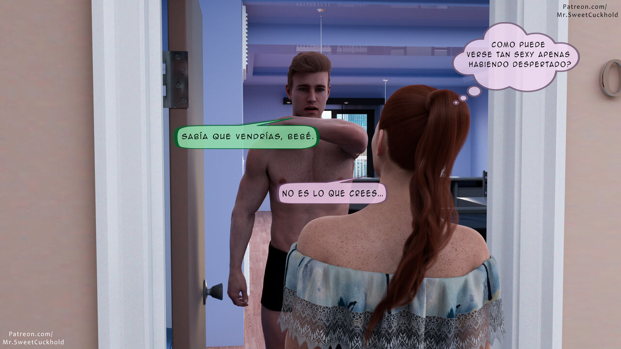 [Mr.SweetCuckhold] Mucho MAS GRANDE que mi NOVIO parte 1 (Comic Porn)