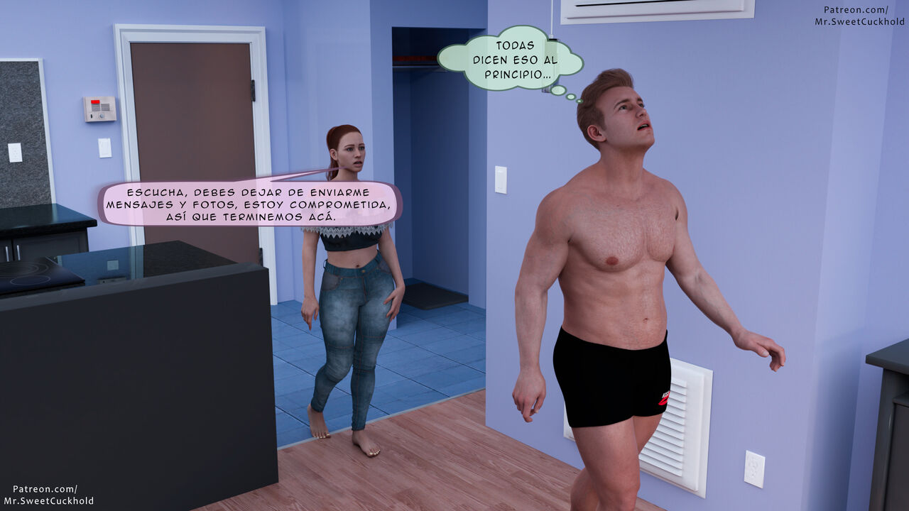 [Mr.SweetCuckhold] Mucho MAS GRANDE que mi NOVIO parte 1 (Comic Porn)