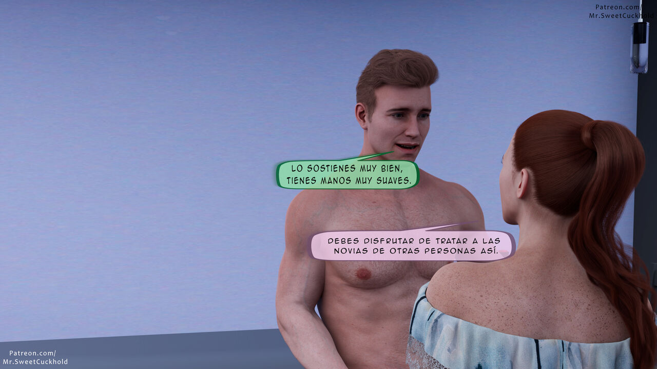[Mr.SweetCuckhold] Mucho MAS GRANDE que mi NOVIO parte 1 (Comic Porn)
