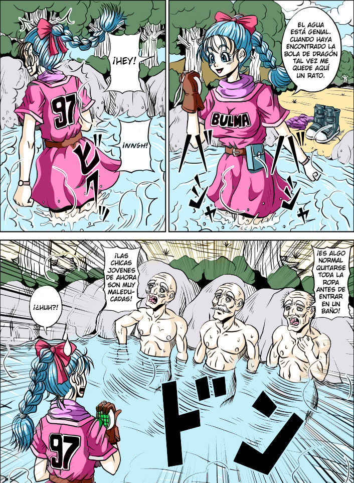 [Muscleman] Onsen Jijii vs BULMA (Dragon Ball)