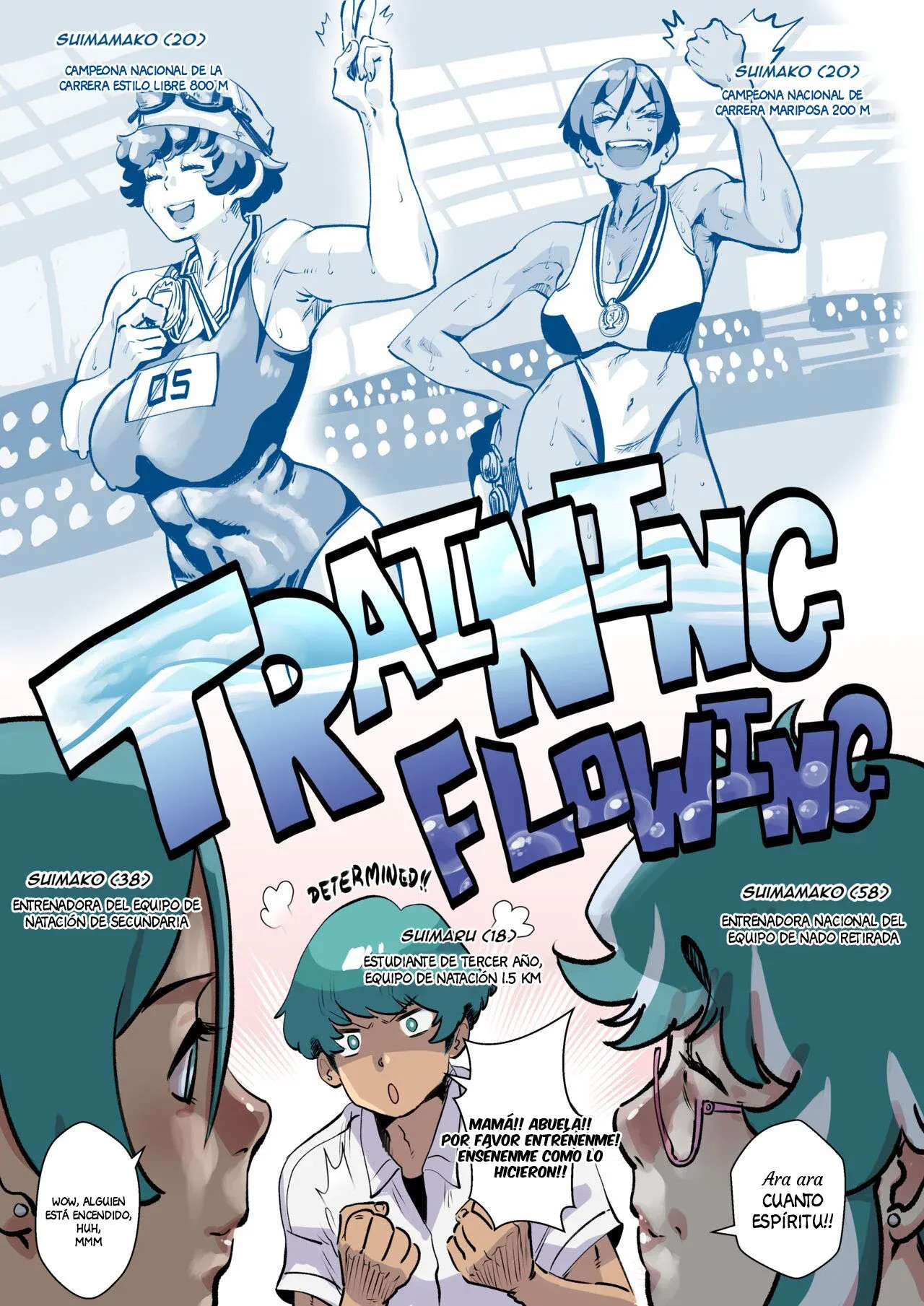 [Aarokira] TRAINING Flowing (Comic Porn)