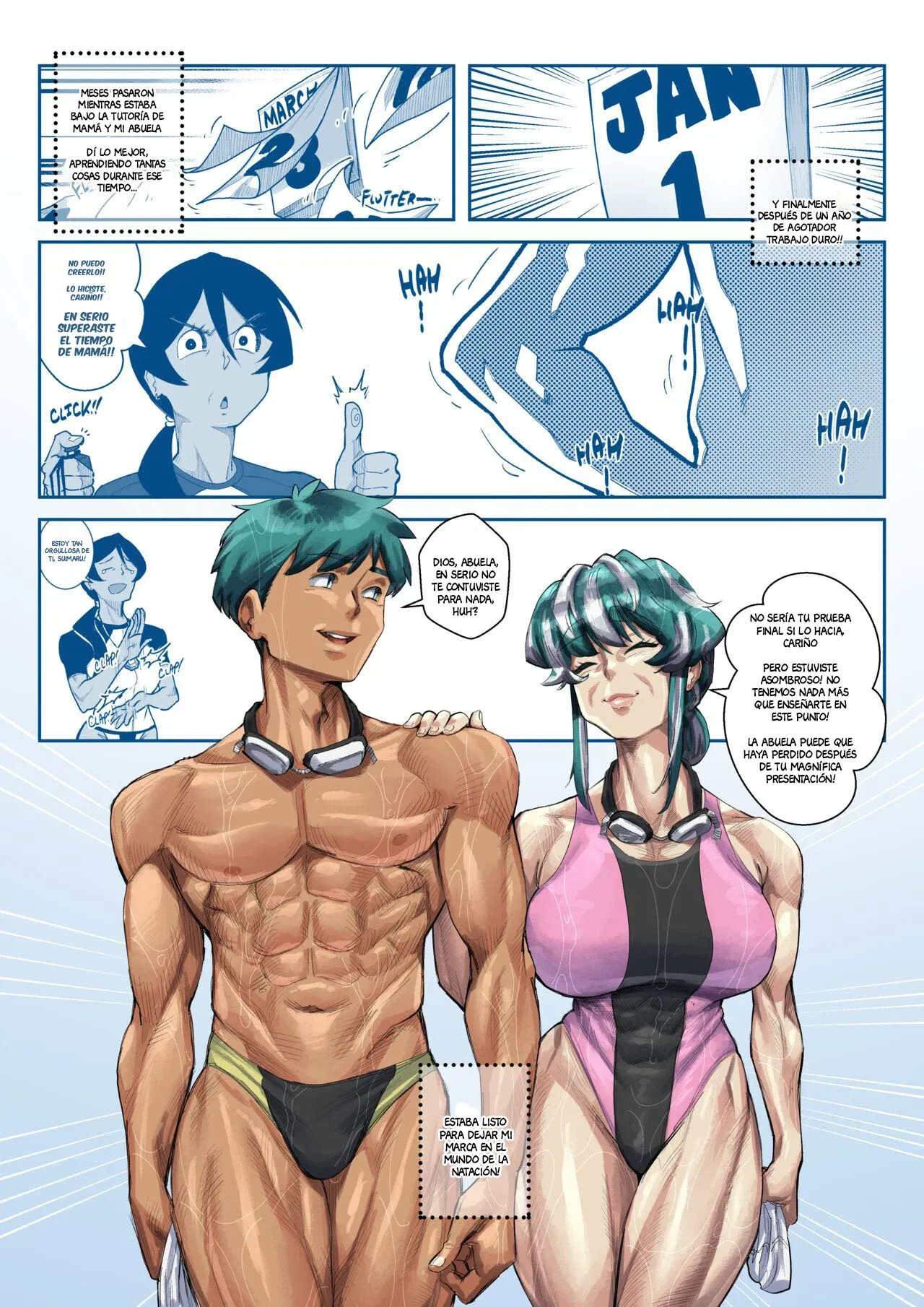 [Aarokira] TRAINING Flowing (Comic Porn)