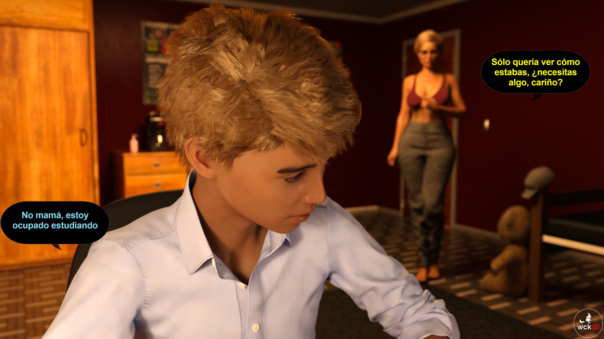 [Wck3D] The CASE of Mrs. SMITH parte 5 (Comic Porn)