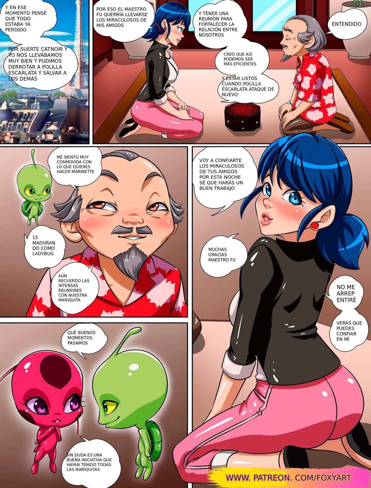 [Foxyart] Hora de encuentro amistoso (Miraculous Ladybug)