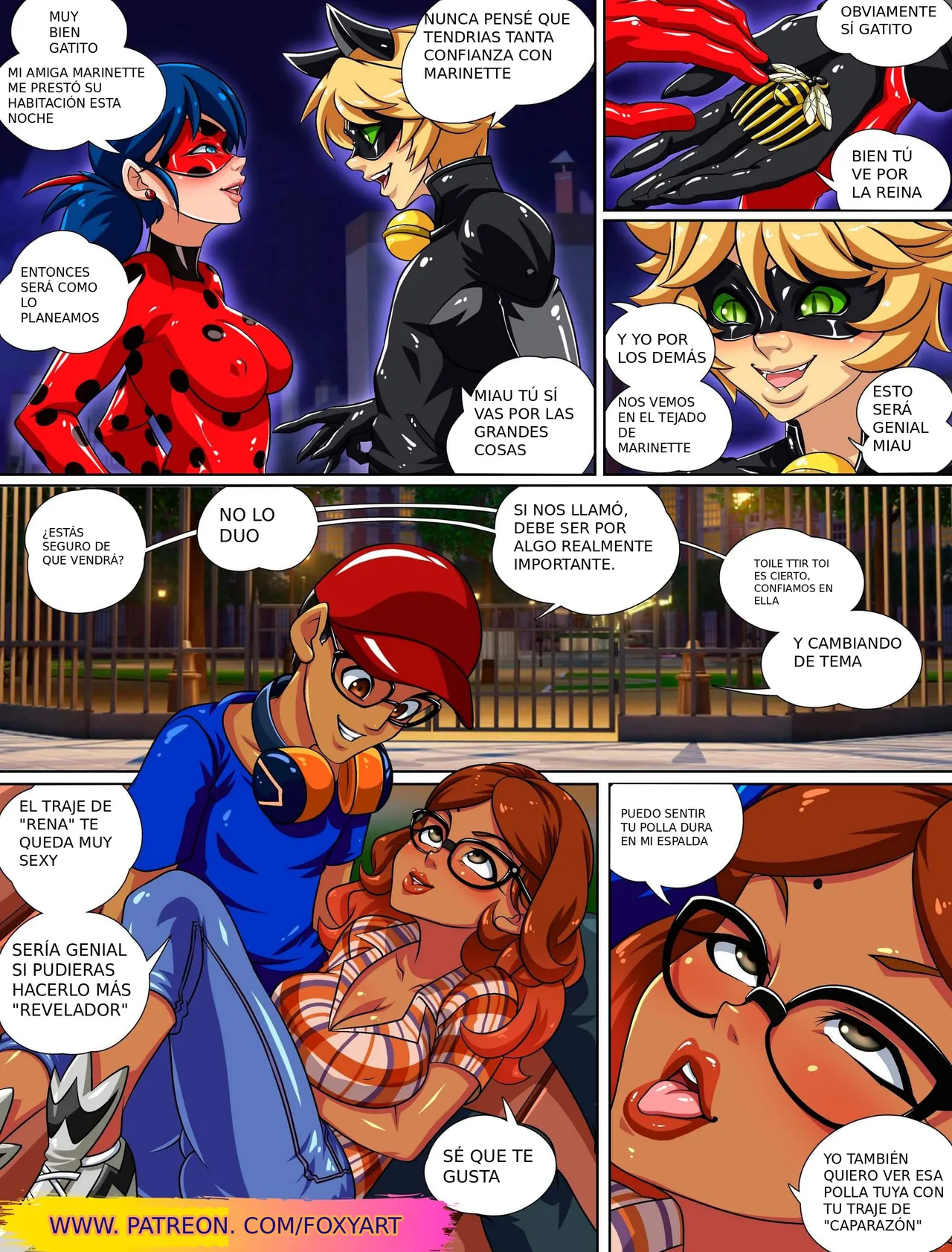 [Foxyart] Hora de encuentro amistoso (Miraculous Ladybug)