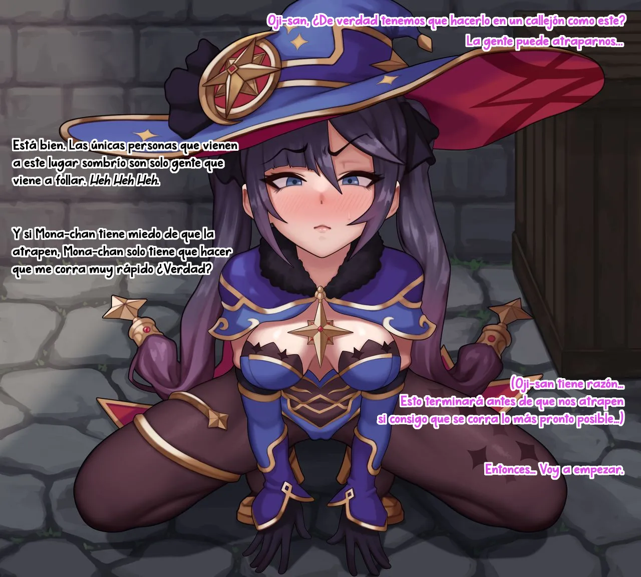[PoPer] El Onahole de Mondstadt: Mona-Chan (Genshin Impact)