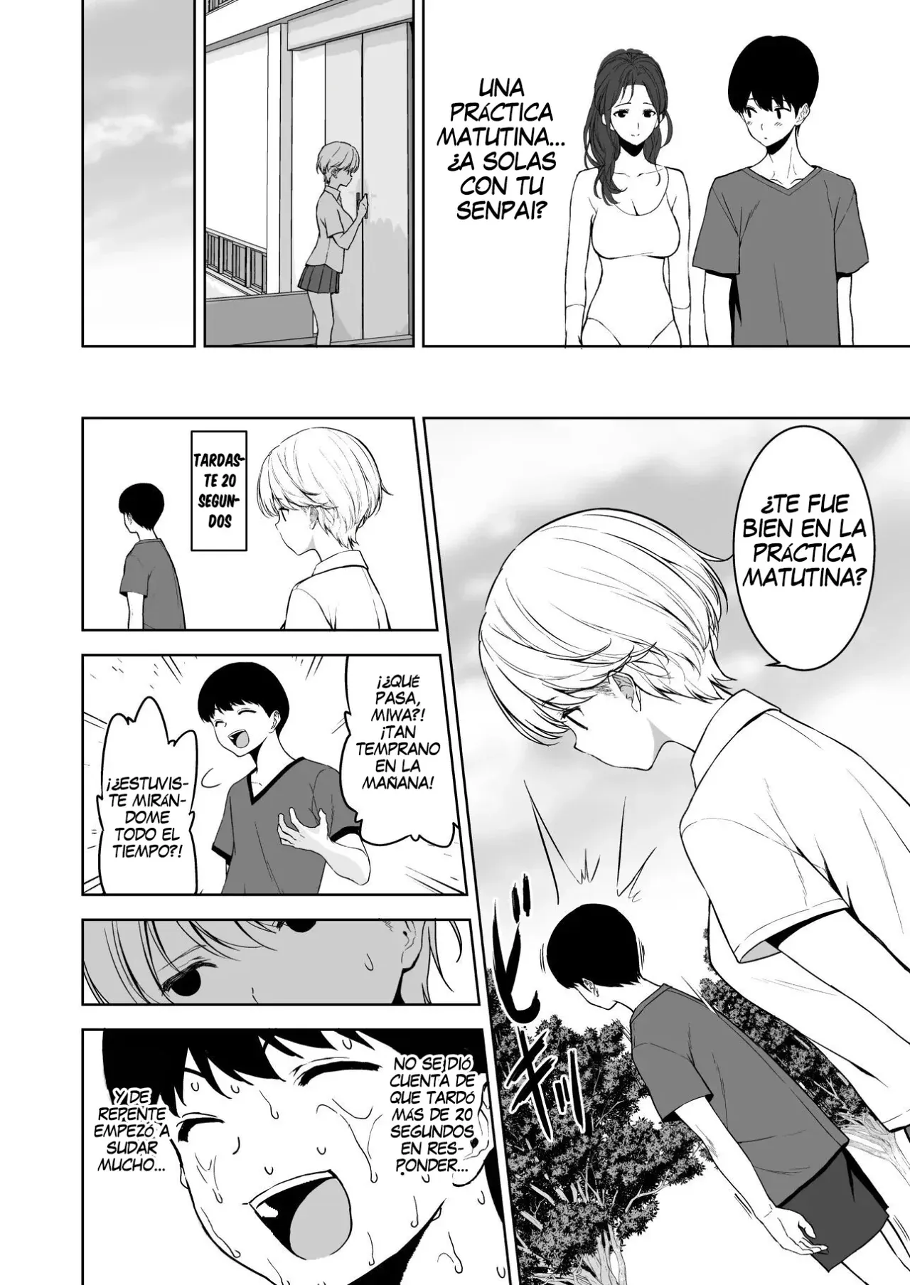 Binyuu no Kanojo ga Iru no ni Taisoubu no Bakunyuu ga Sasottekuru 2｜Tengo una novia con unos pechos preciosos, pero la chica con pechos grandes del club de gimnasia me está tentando 2