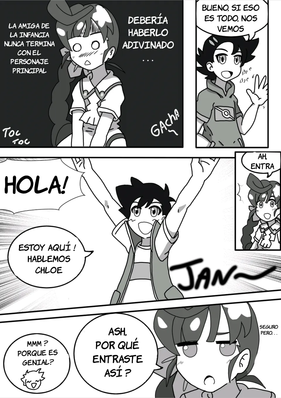 [Maoukouichi] Charla diaria de Ash y Chloe (Pokémon Journeys)