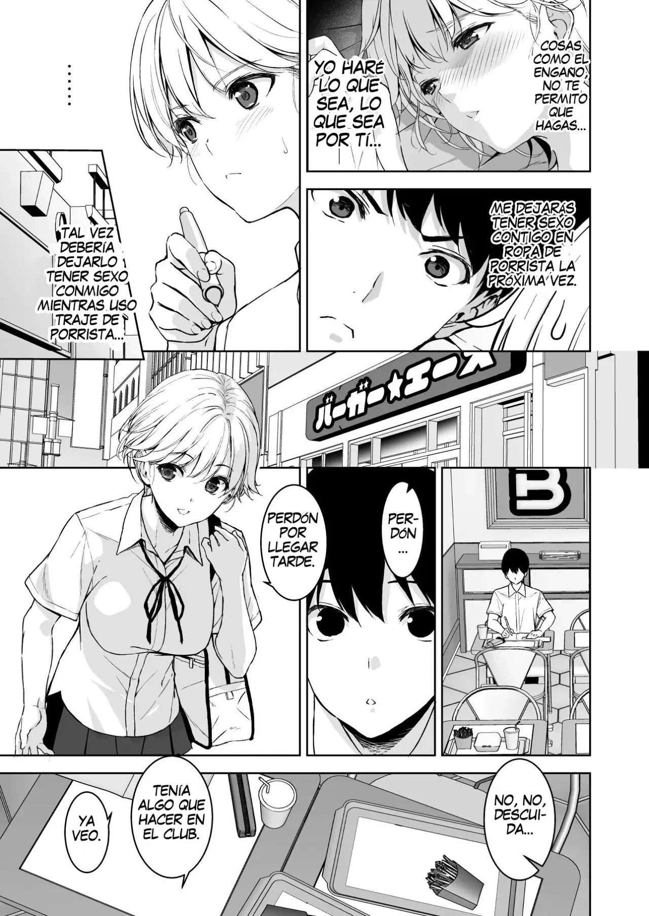 Binyuu no Kanojo ga Iru no ni Taisoubu no Bakunyuu ga Sasottekuru 2｜Tengo una novia con unos pechos preciosos, pero la chica con pechos grandes del club de gimnasia me está tentando 2