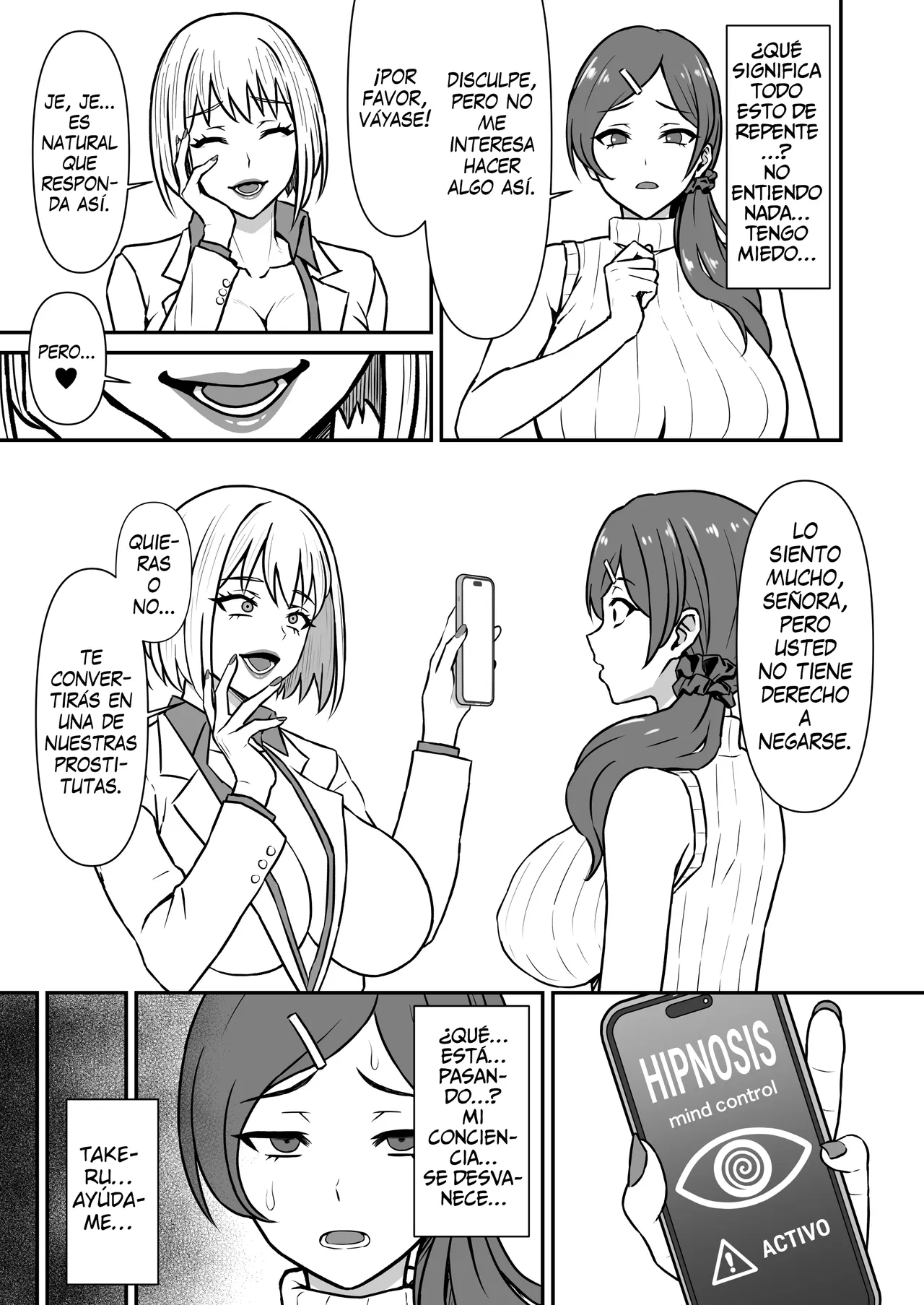 [Karino Keshouhin (Karino Teru)] Hitozuma Kairou ~Danna Omoi no Hitozuma wa Saimin de Midara na Fuuzokujou e Kawarihateru~ Esposa Corrompida