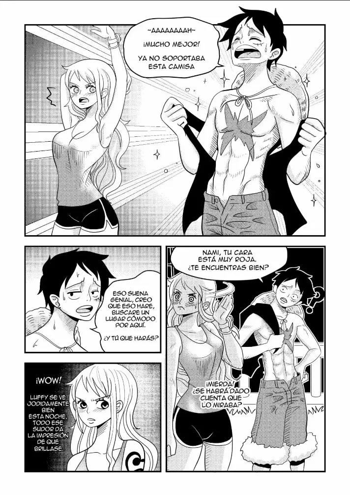 [Flan Napolitano] Capitulo 1: Una noche muy caliente en el Sunny (One Piece)