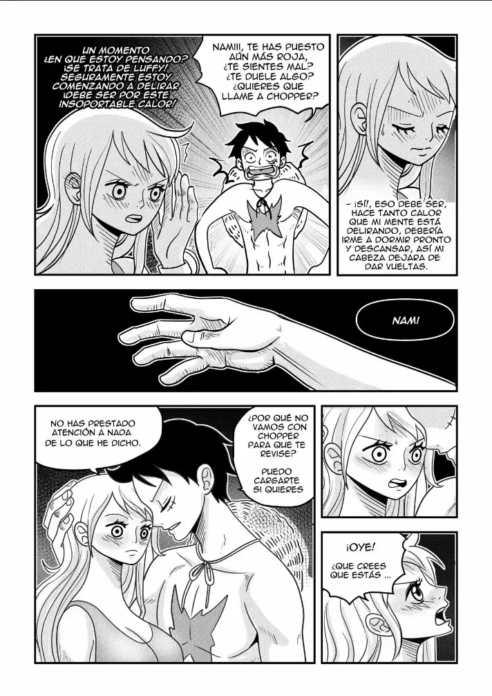 [Flan Napolitano] Capitulo 1: Una noche muy caliente en el Sunny (One Piece)