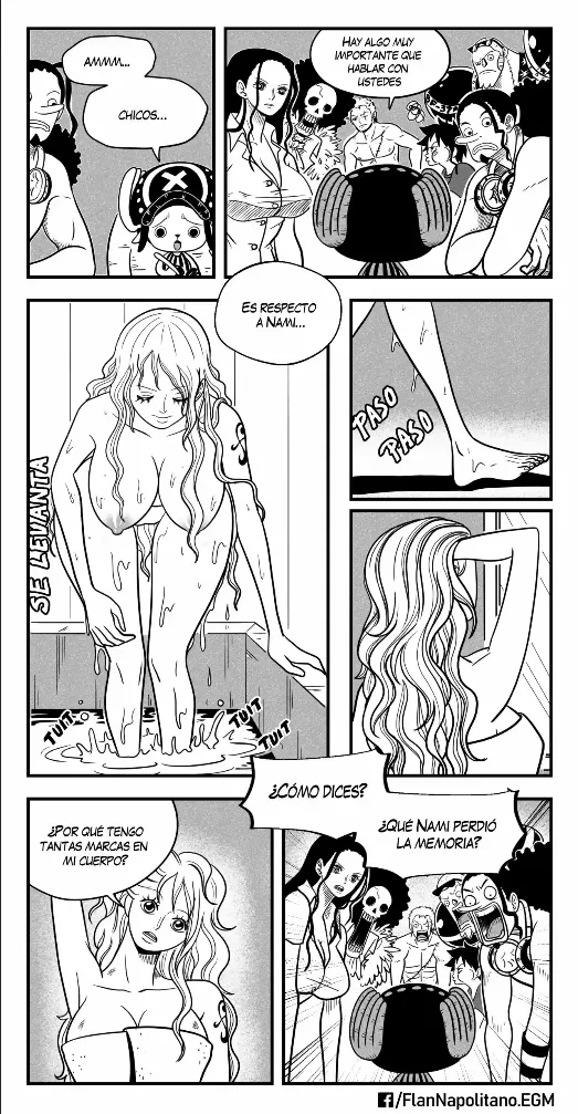 [Flan Napolitano] Capitulo 5: Tensión en Altamar (One Piece)