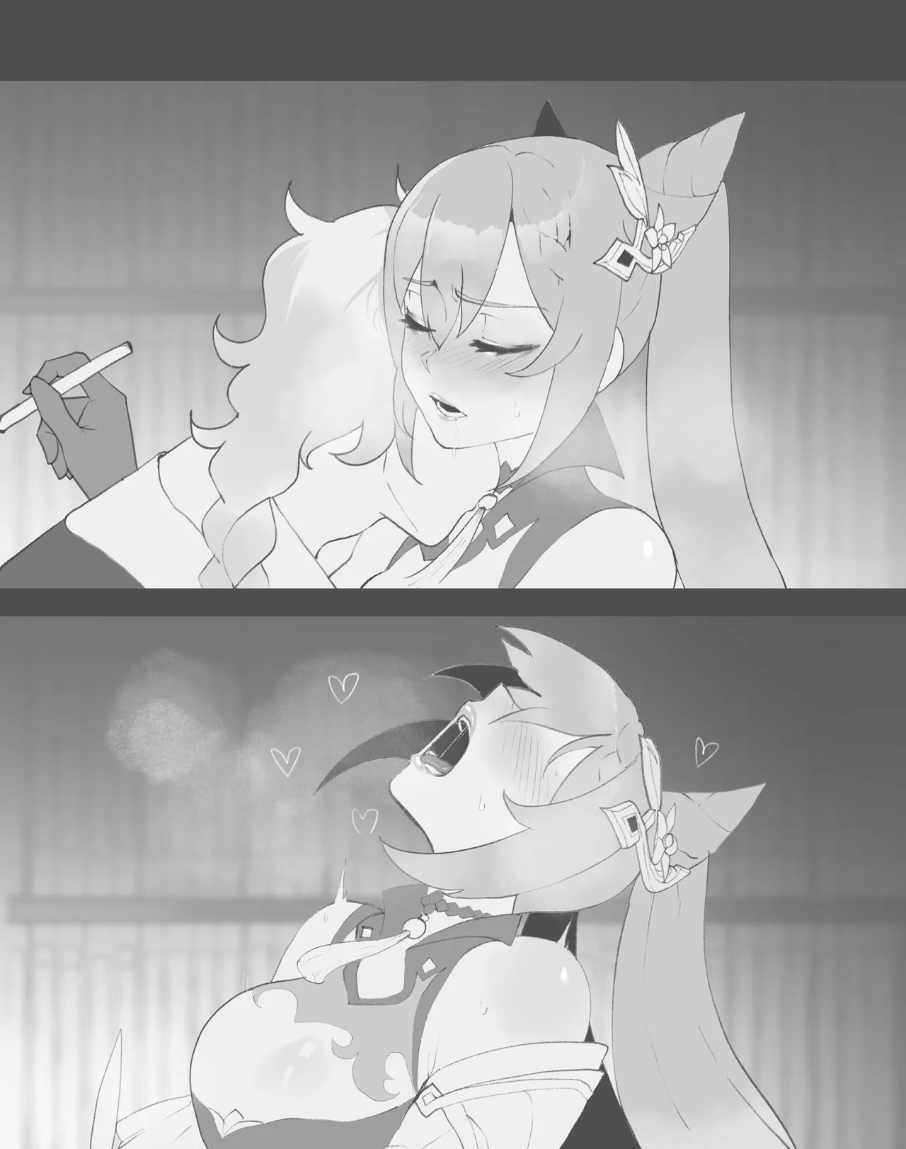 [Nyantcha] Aether x Keqing (Genshin Impact)