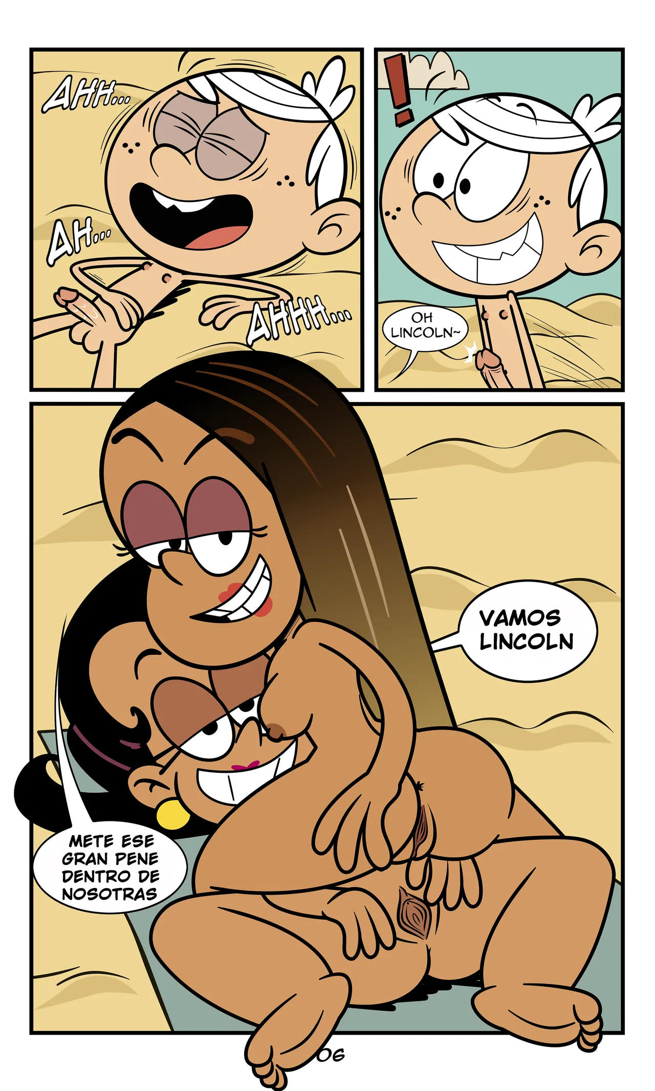 [Taki8hiro] Lincoln x Carlota & Alisa (The Loud House)