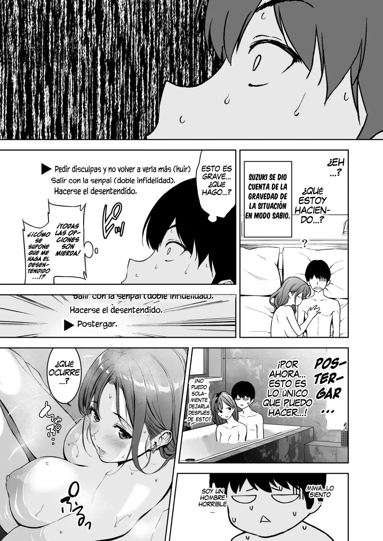 Binyuu no Kanojo ga Iru no ni Taisoubu no Bakunyuu ga Sasottekuru 2｜Tengo una novia con unos pechos preciosos, pero la chica con pechos grandes del club de gimnasia me está tentando 2