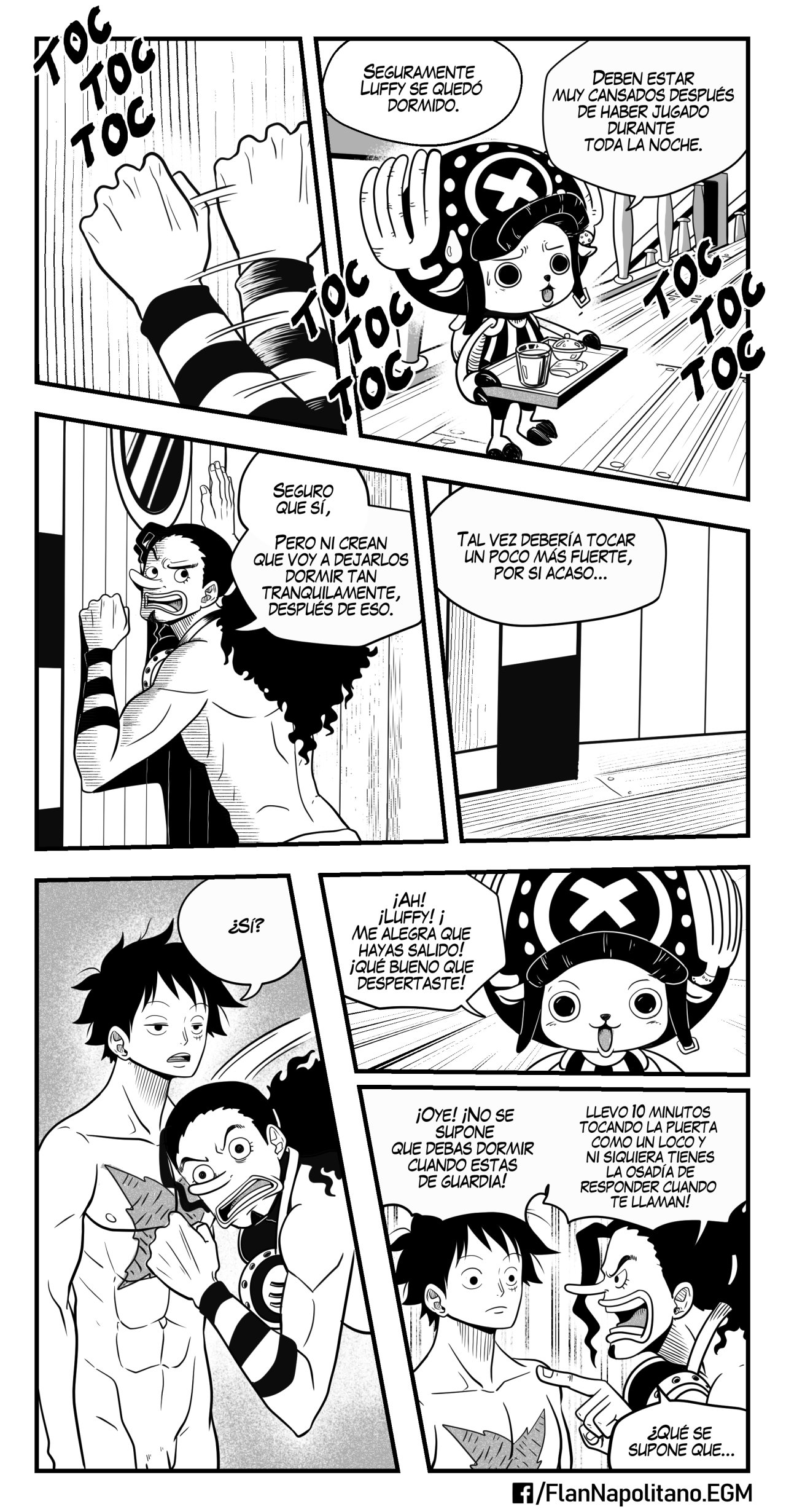 [Flan Napolitano] Capitulo 4: Un Almuerzo Tentador (One Piece)