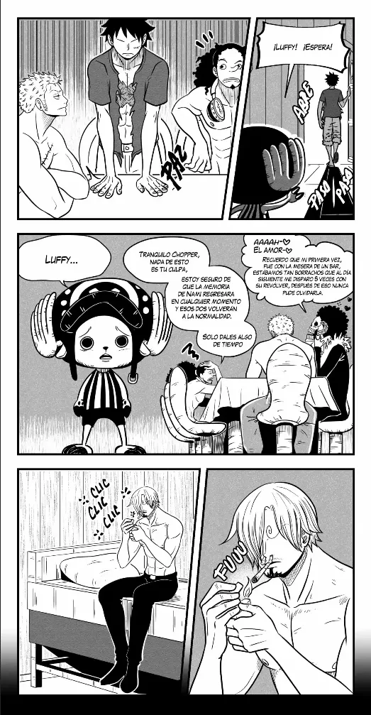 [Flan Napolitano] Capitulo 5: Tensión en Altamar (One Piece)
