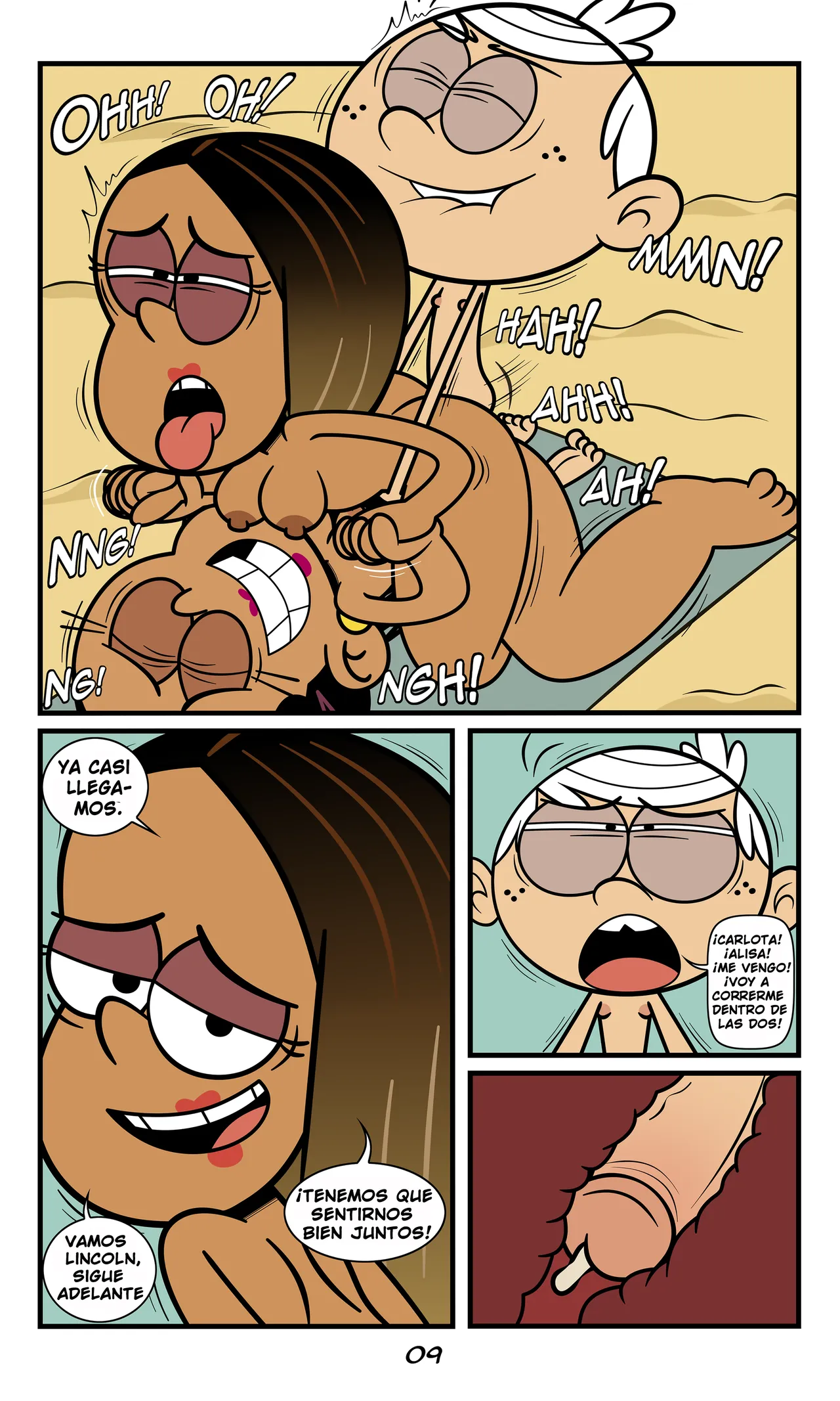 [Taki8hiro] Lincoln x Carlota & Alisa (The Loud House)