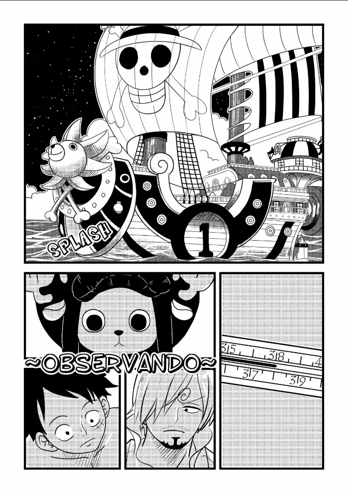 [Flan Napolitano] Capitulo 1: Una noche muy caliente en el Sunny (One Piece)