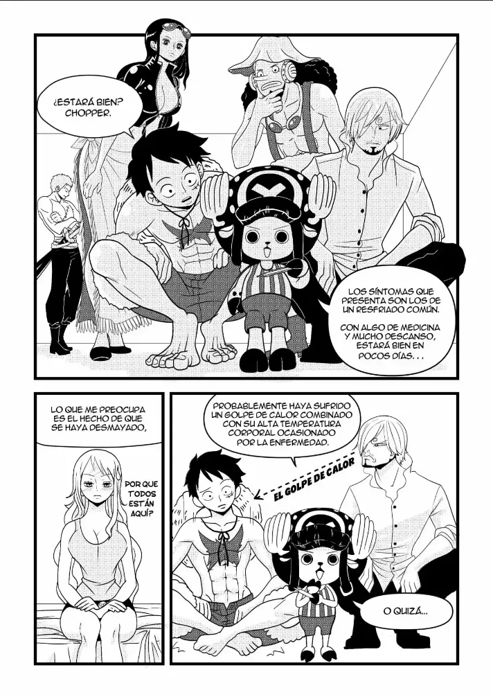 [Flan Napolitano] Capitulo 1: Una noche muy caliente en el Sunny (One Piece)