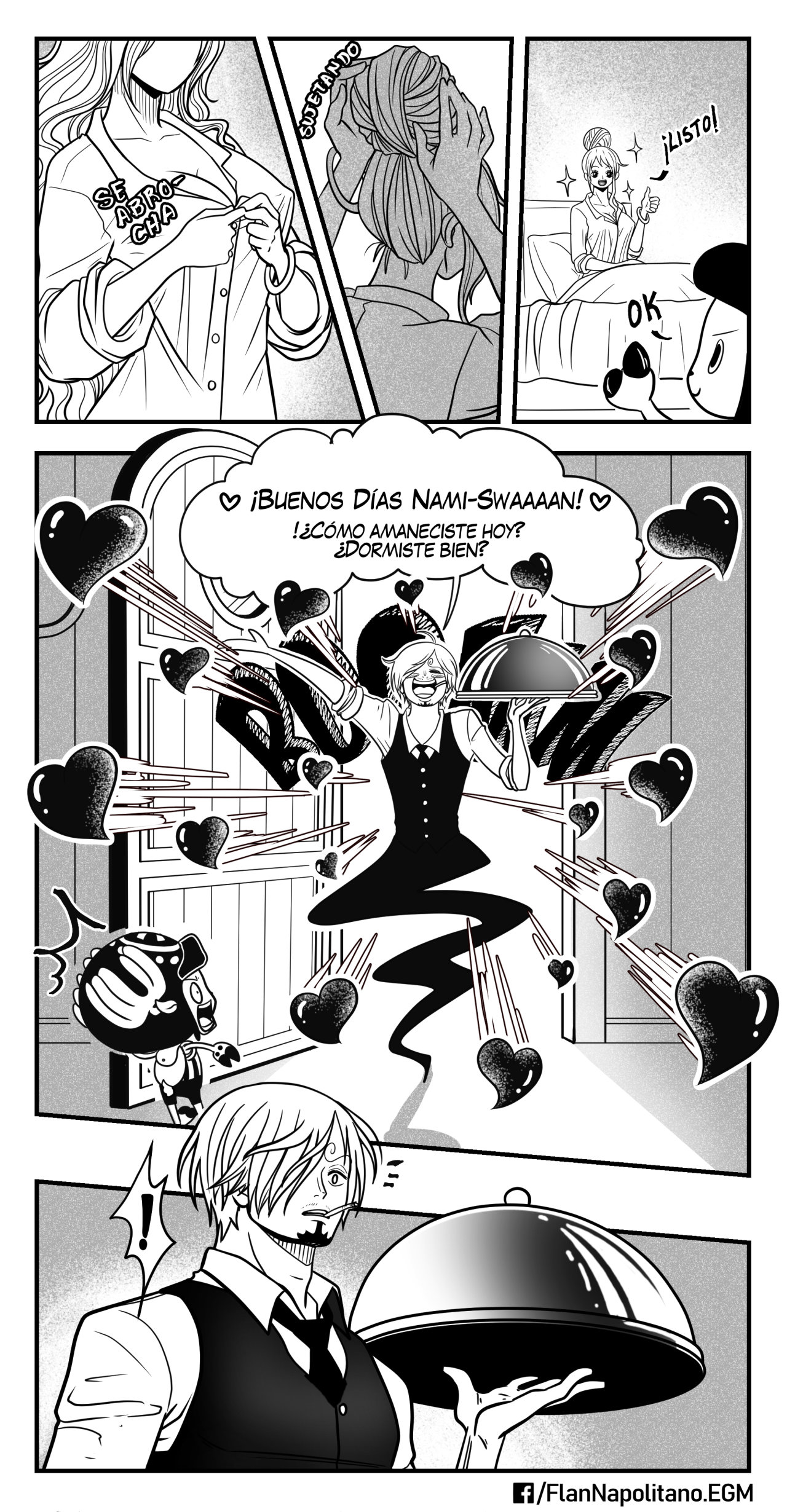 [Flan Napolitano] Capitulo 4: Un Almuerzo Tentador (One Piece)
