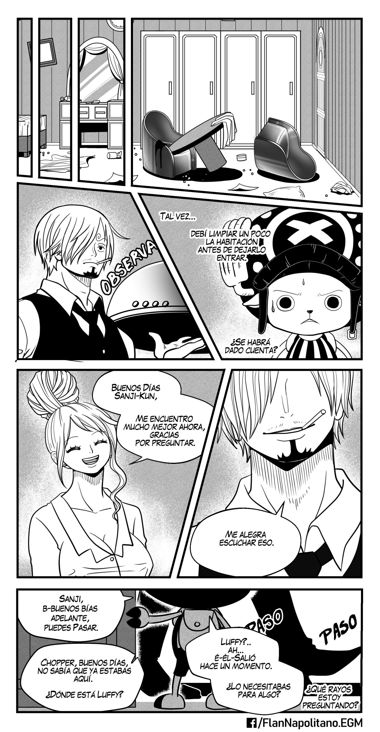 [Flan Napolitano] Capitulo 4: Un Almuerzo Tentador (One Piece)