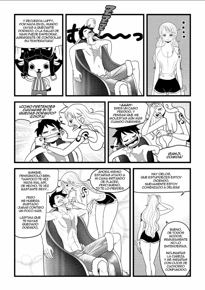 [Flan Napolitano] Capitulo 1: Una noche muy caliente en el Sunny (One Piece)
