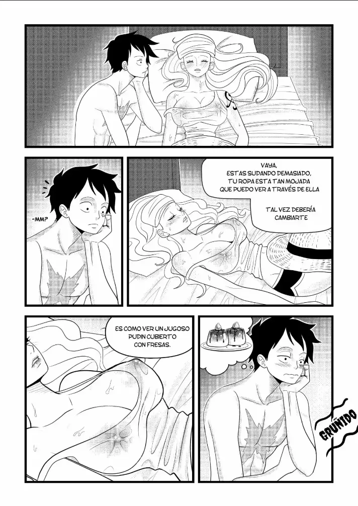[Flan Napolitano] Capitulo 1: Una noche muy caliente en el Sunny (One Piece)