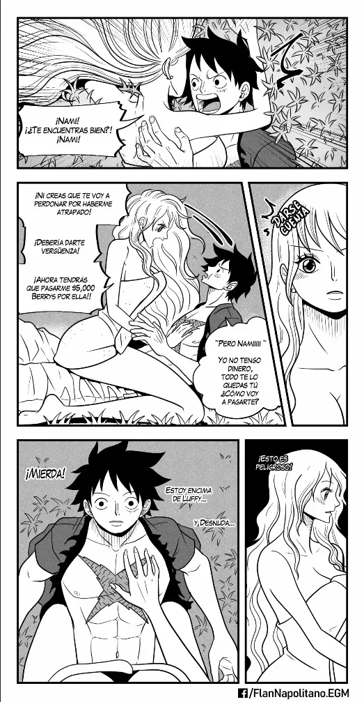 [Flan Napolitano] Capitulo 5: Tensión en Altamar (One Piece)
