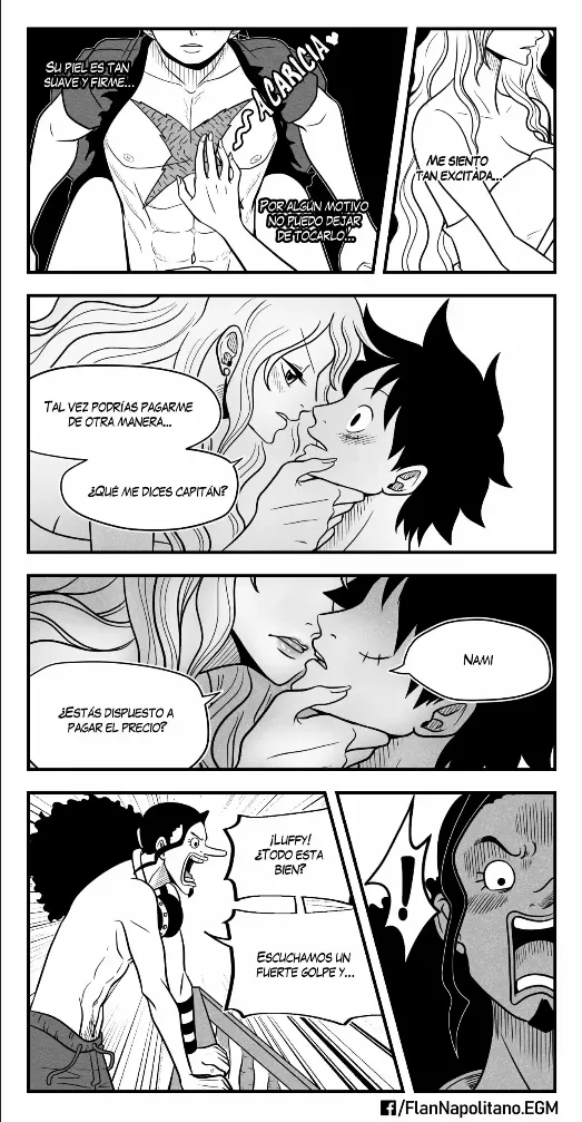 [Flan Napolitano] Capitulo 5: Tensión en Altamar (One Piece)