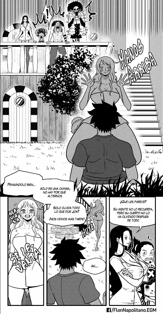 [Flan Napolitano] Capitulo 5: Tensión en Altamar (One Piece)