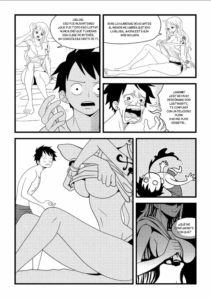 [Flan Napolitano] Capitulo 1: Una noche muy caliente en el Sunny (One Piece)