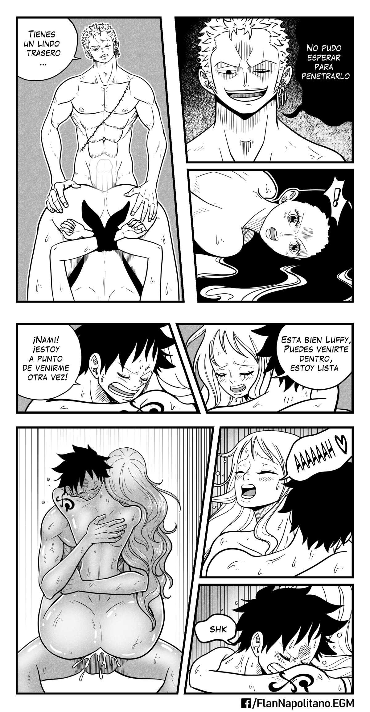 [Flan Napolitano] Capitulo 3: ¿Listos para Zarpar? (One Piece)