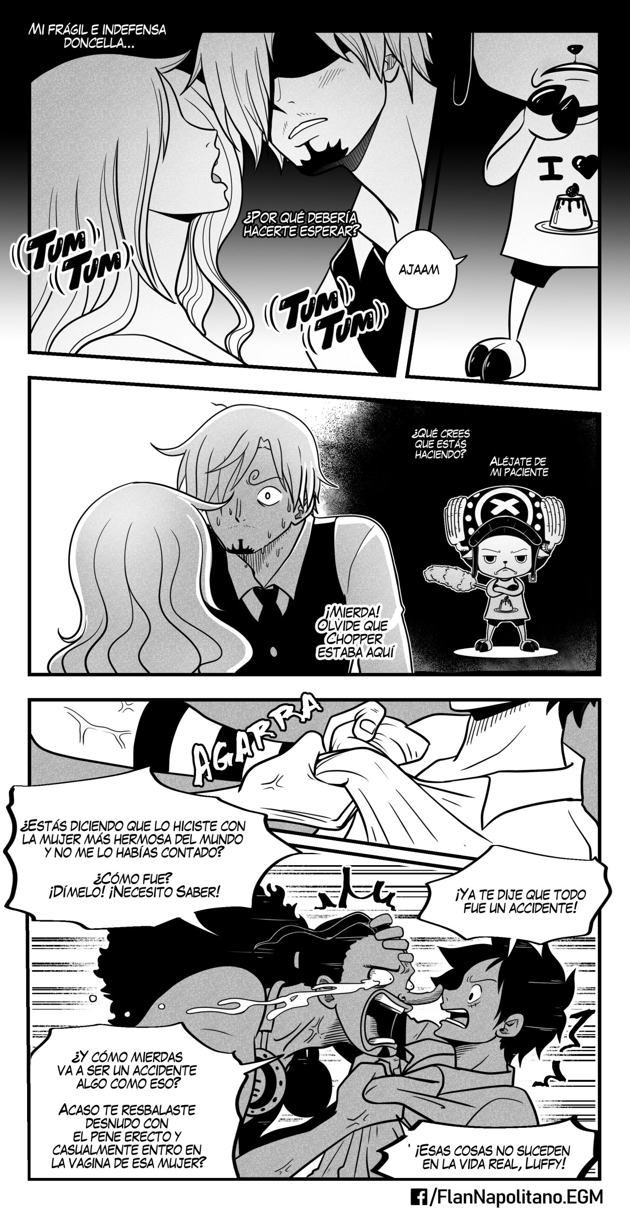 [Flan Napolitano] Capitulo 4: Un Almuerzo Tentador (One Piece)