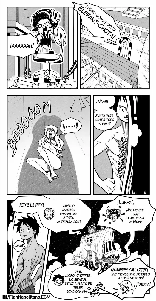 [Flan Napolitano] Capitulo 2: Marea Alta (One Piece)