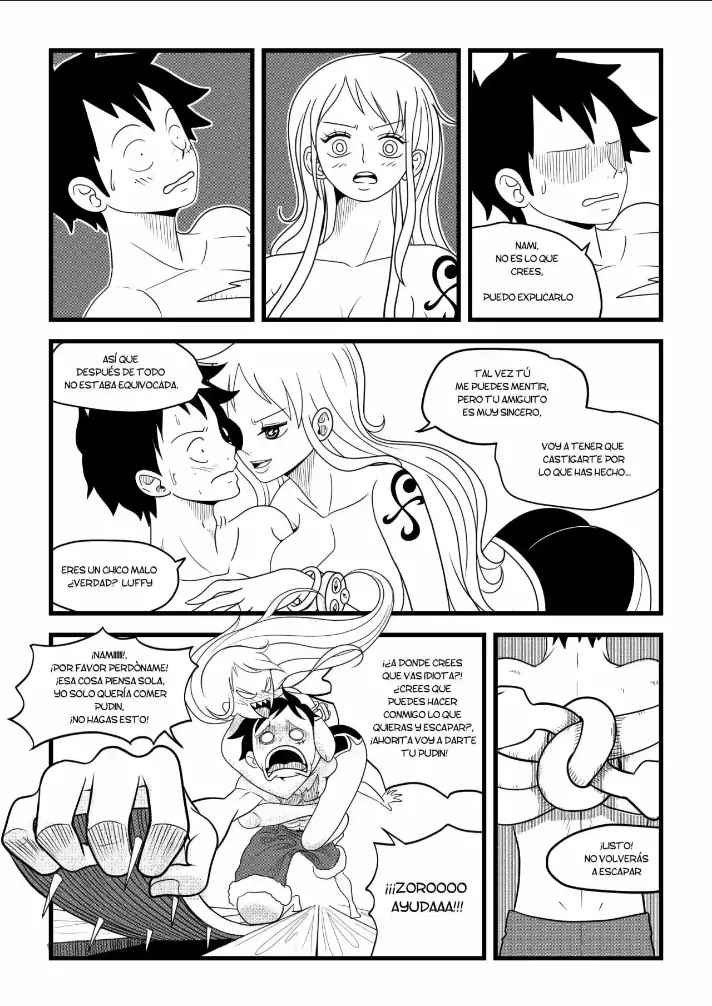 [Flan Napolitano] Capitulo 1: Una noche muy caliente en el Sunny (One Piece)