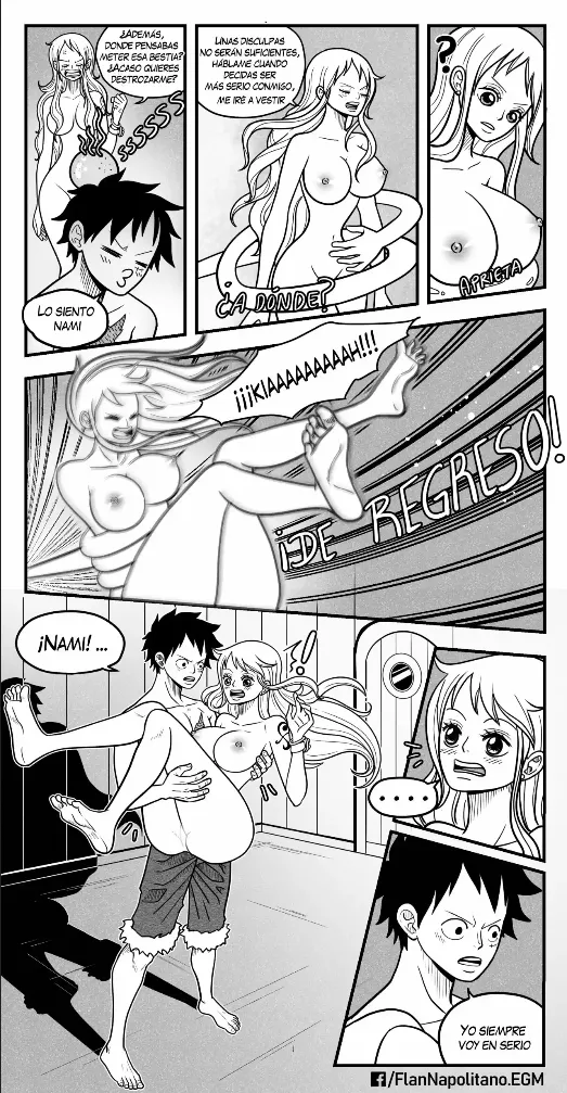 [Flan Napolitano] Capitulo 2: Marea Alta (One Piece)