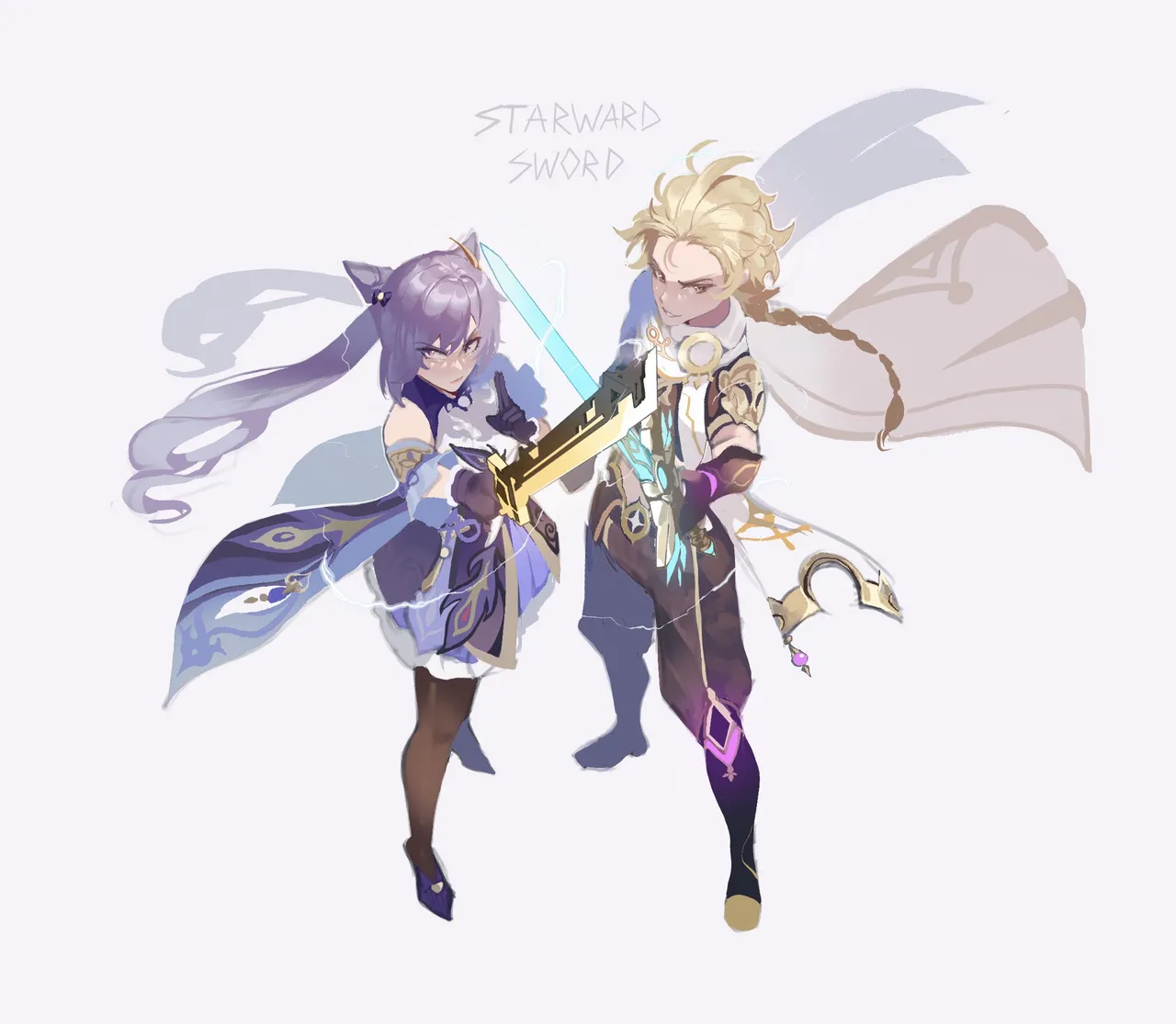 [Nyantcha] Aether x Keqing (Genshin Impact)