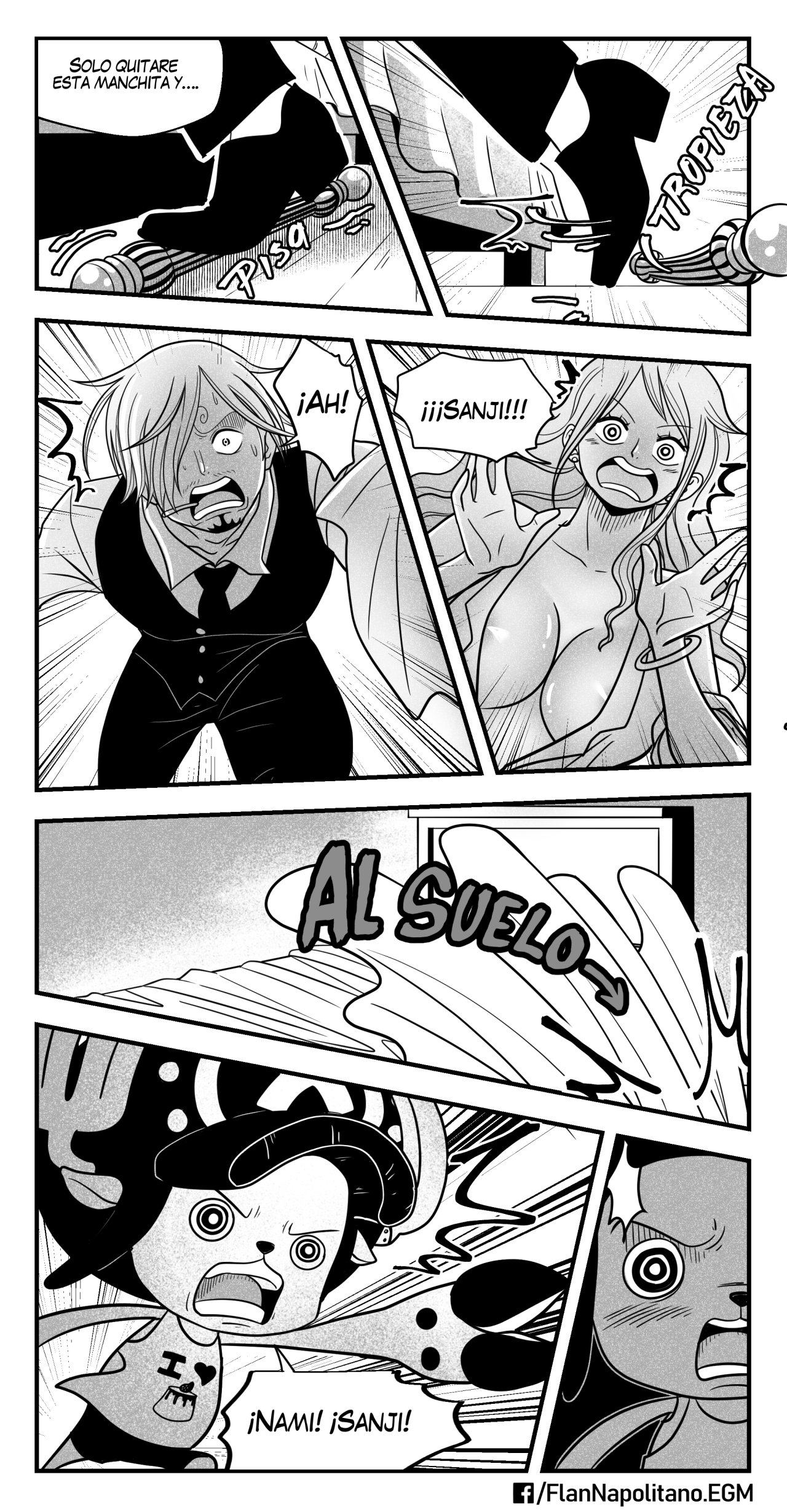 [Flan Napolitano] Capitulo 4: Un Almuerzo Tentador (One Piece)