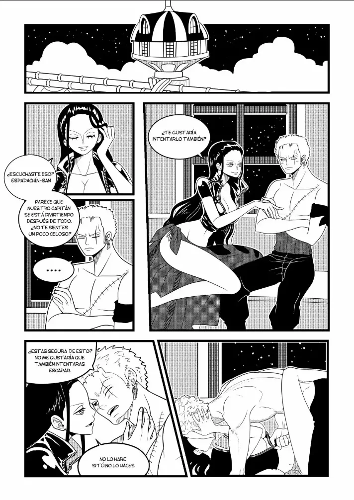 [Flan Napolitano] Capitulo 1: Una noche muy caliente en el Sunny (One Piece)