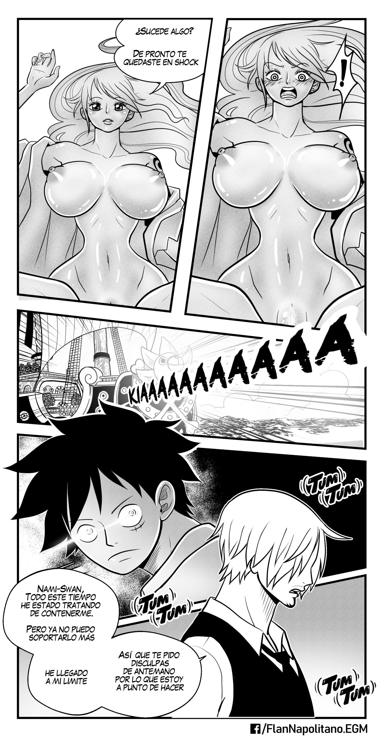 [Flan Napolitano] Capitulo 4: Un Almuerzo Tentador (One Piece)