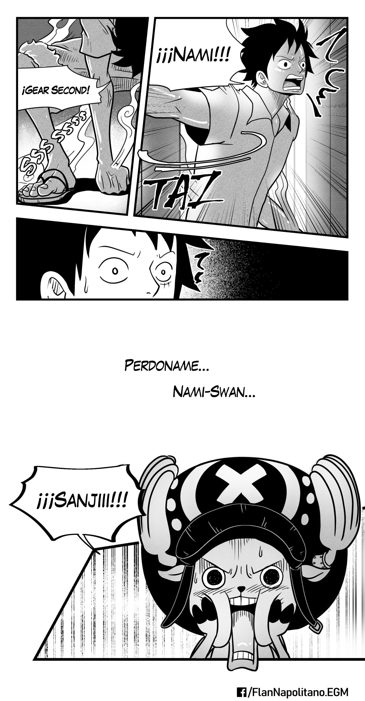 [Flan Napolitano] Capitulo 4: Un Almuerzo Tentador (One Piece)