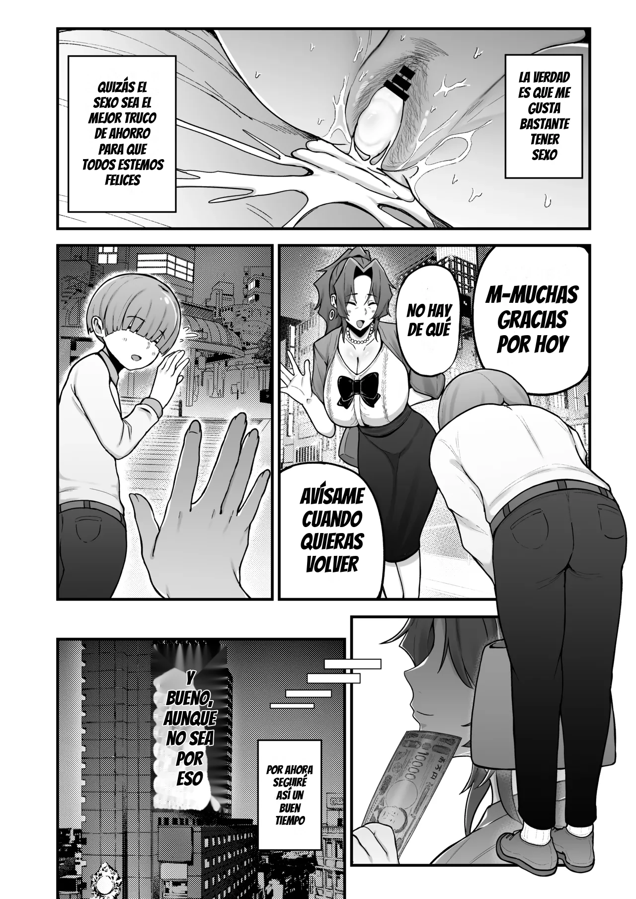 [Fujinoe Honpo (Fujinoe13B)] Single Mother Aoki-san no Kakeijutsu